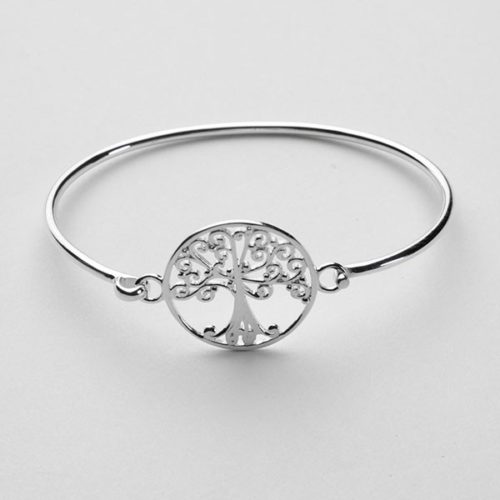 Sterling Silver Tree of Life Bracelet by Southern Gates 22mm
