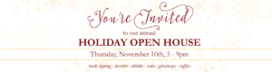 Historic Downtown Cartersville Holiday Open House November 10th
