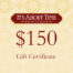 $150 Gift Certificate