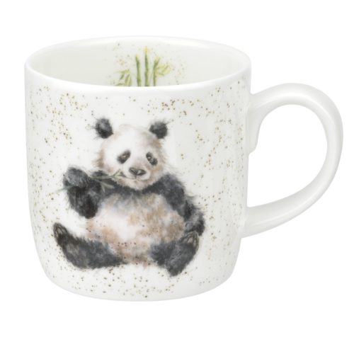 Royal Worcester Wrendale Designs MUG 14 OZ BAMBOOZLED (PANDA)