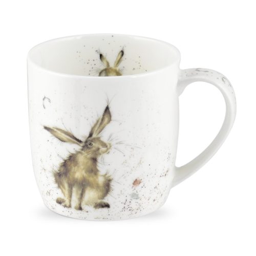 Royal Worcester Wrendale Designs Single Good Hare Day (Hare) Fine Bone China Mug