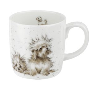 Royal Worcester Wrendale Designs Best Friends (Dog) 14oz Fine Bone China Mug
