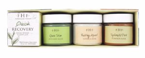 Our favorite fresh face masks have come together in the ultimate face-rejuvenation travel trio! GUAC STAR: recommended for dry, dehydrated, sunburned or sensitive skin. PUDDING APEEL: recommended for dry, dull, aging & sun-damaged skin. SPLENDID DIRT: recommended for congested, oily & acneic skin. Not recommended for sensitive skin.