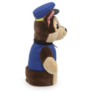CHASE HAND PUPPET, 11 IN No reviews 6054340 $20.00 The plucky pups of PAW Patrol are ready to save the day as cuddly GUND plush! Chase is on the case! This German Shepherd is an athletic natural leader who likes to take charge and wears his signature policeman uniform in this 11-inch hand puppet plush. He makes the perfect partner for any PAW Patrol fan with moveable arms and head. Plush material is surface washable and suitable for ages one and up.