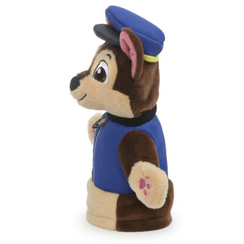 CHASE HAND PUPPET, 11 IN No reviews 6054340 $20.00 The plucky pups of PAW Patrol are ready to save the day as cuddly GUND plush! Chase is on the case! This German Shepherd is an athletic natural leader who likes to take charge and wears his signature policeman uniform in this 11-inch hand puppet plush. He makes the perfect partner for any PAW Patrol fan with moveable arms and head. Plush material is surface washable and suitable for ages one and up.